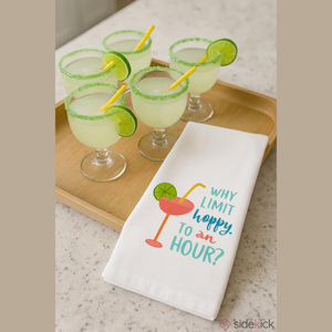 ($5) Bevvy Tea Towels - Happy Hour